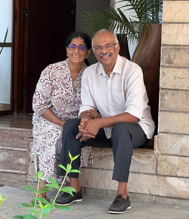 Renu and Kursan Kurian, the couple behind Q49 Flavours.