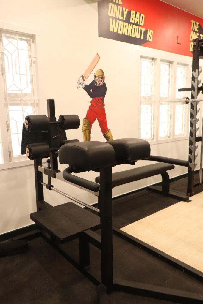 Fitness equipment at the clinic