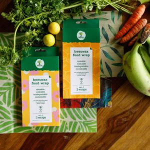 Beeswax Food Wrap (Set of 3) Assorted