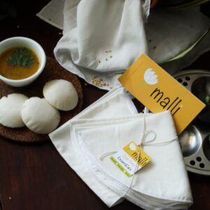 Handloom idly thuni Set of 2 (13")