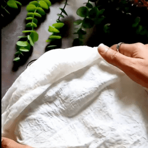 Handloom cheesecloth Set of 2