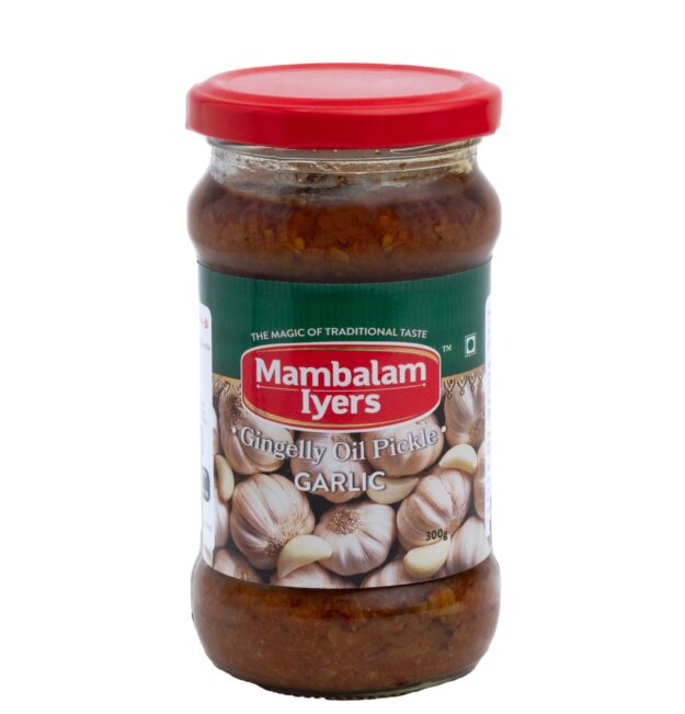 Garlic Pickle Glass - 300g Glass Jar