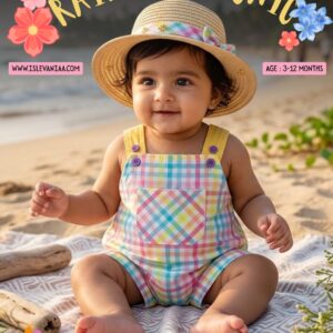 Rainbow Picnic Romper (6-9Months)